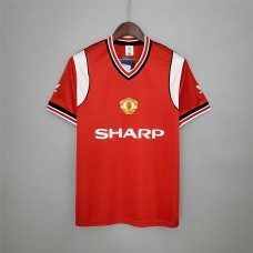 Manchester United 84/86 Home Red Soccer Jersey